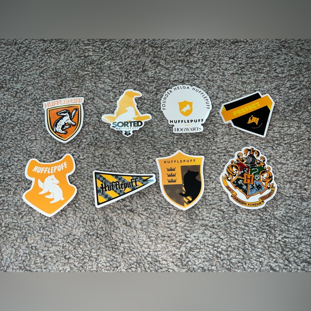 3 for $12 Hufflepuff Sticker Set
